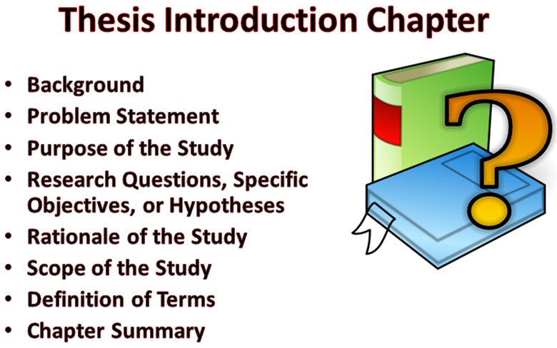 introduction chapter thesis